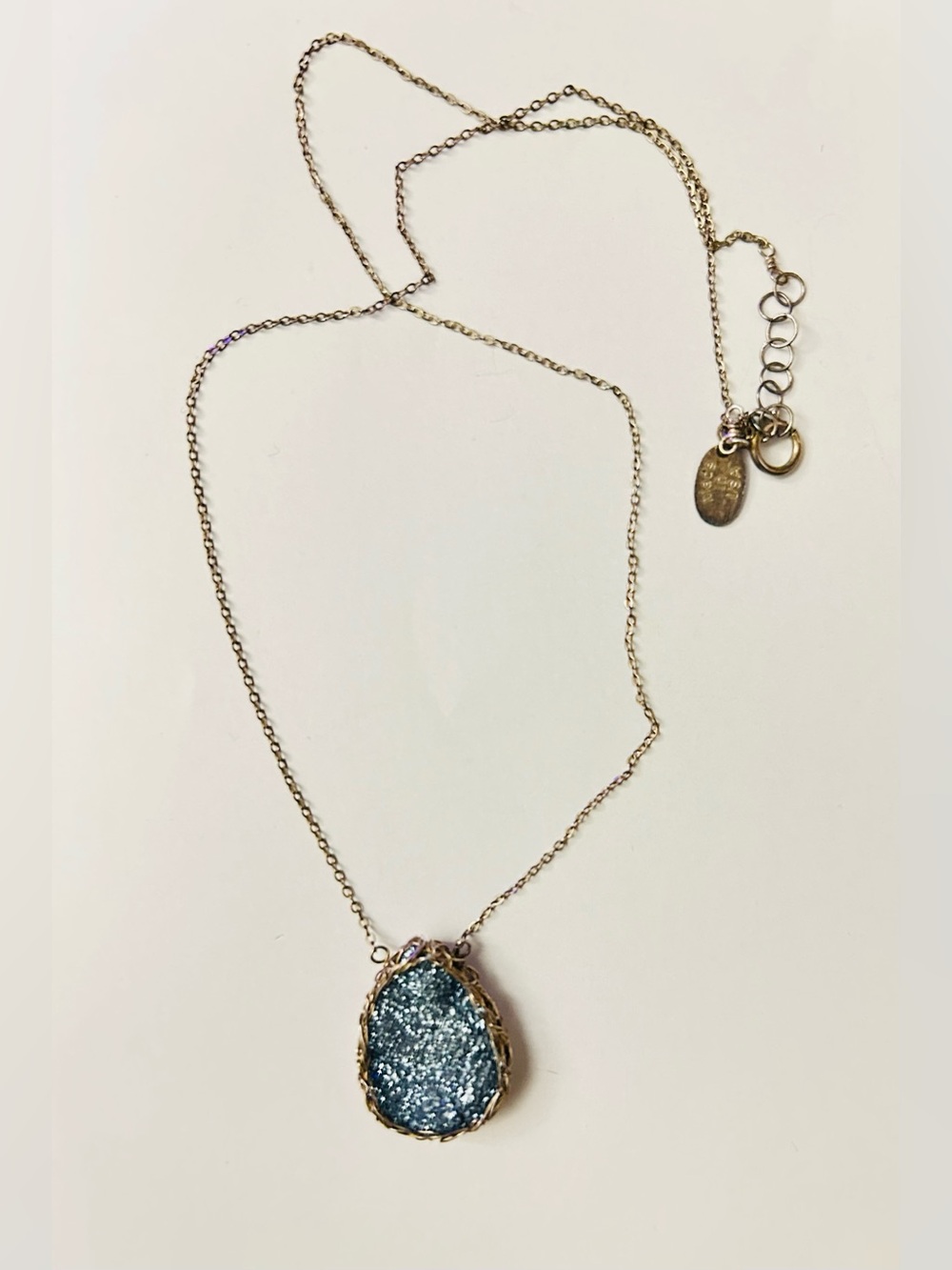 Tear Drop Pendant Necklace